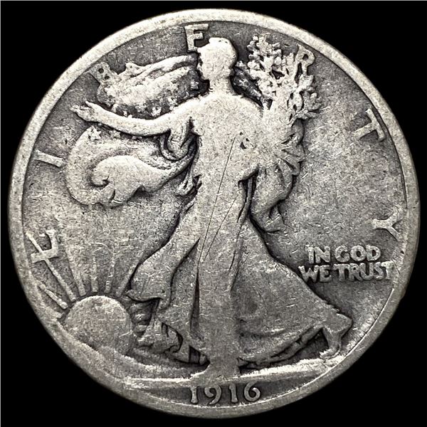 1916-S Walking Liberty Half Dollar HIGH GRADE