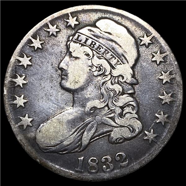 1832 Capped Bust Half Dollar NEARLY  UNCIRCULATED