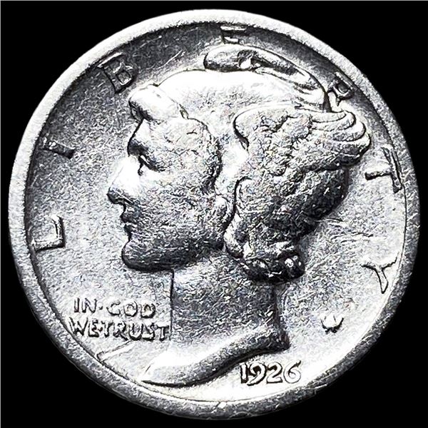1926-S Silver Mercury Dime CLOSELY  UNCIRCULATED