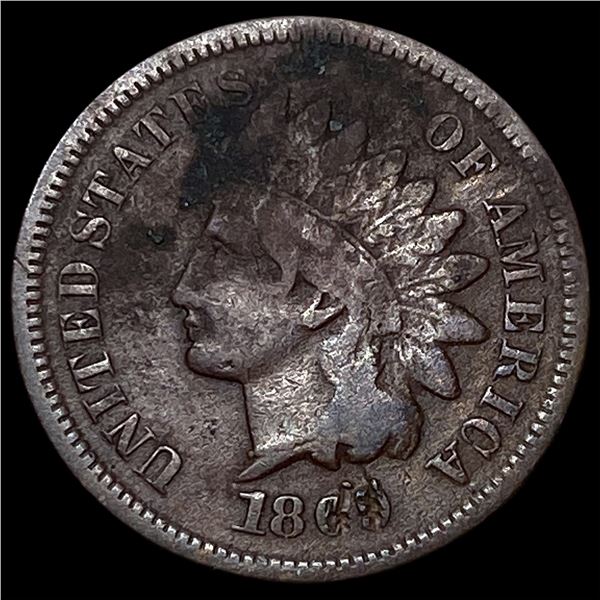 1869 Indian Head Cent ABOUT UNCIRCULATED