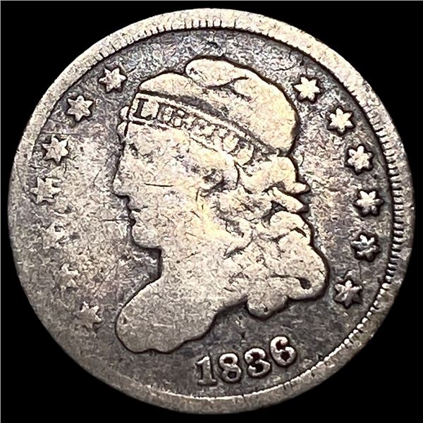1836 Capped Bust Half Dime ABOUT UNCIRCULATED