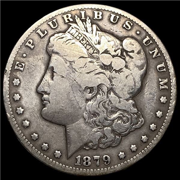 1879-CC Silver Morgan Dollar ABOUT  UNCIRCULATED