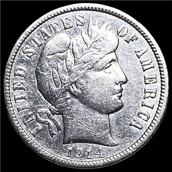 1914-D Silver Barber Dime UNCIRCULATED