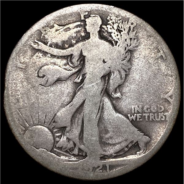 1921-D Silver Walking Liberty Half Dollar  NICELY CIRCULATED