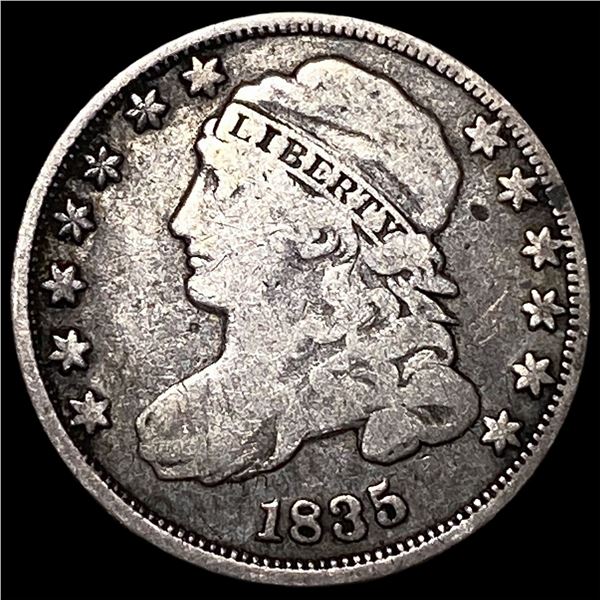 1835 Capped Bust Dime ABOUT UNCIRCULATED