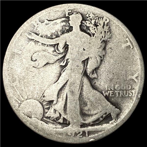 1921-D Silver Walking Liberty Half Dollar  NICELY CIRCULATED