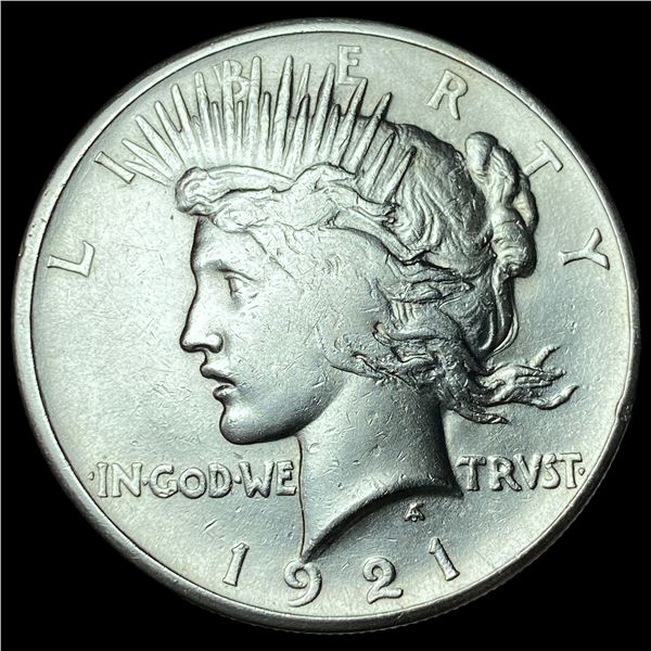 1921 Silver Peace Dollar CLOSELY UNCIRCULATED