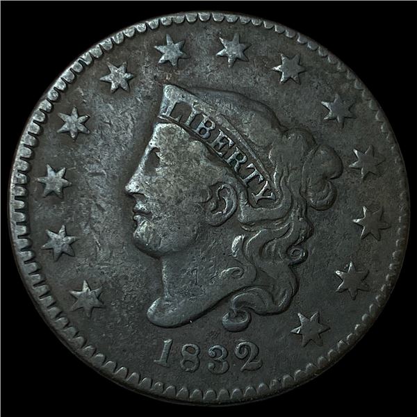 1832 Coronet Head Large Cent LIGHTLY  CIRCULATED