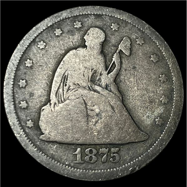 1875-S Silver Twenty-Cent Piece NICELY  CIRCULATED