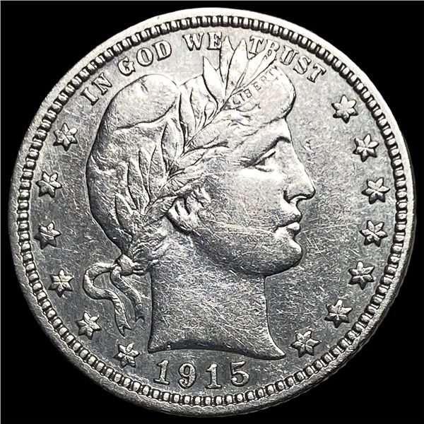 1915 Barber Silver Quarter CLOSELY  UNCIRCULATED
