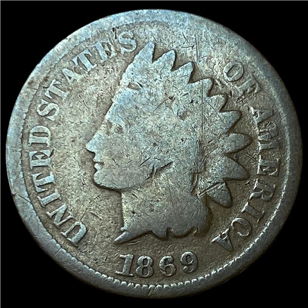 1869 Indian Head Cent NICELY CIRCULATED