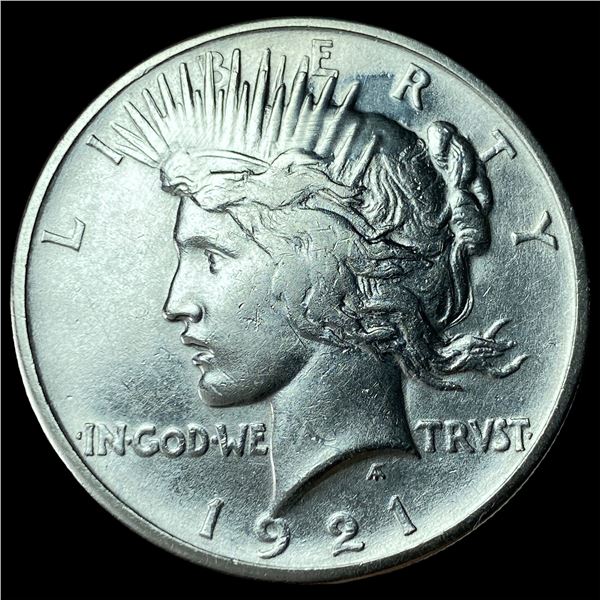 1921 Silver Peace Dollar CLOSELY UNCIRCULATED