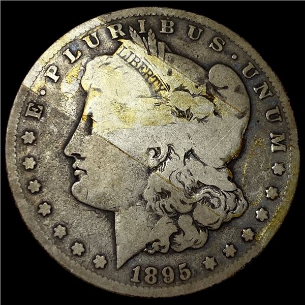 1895-S Silver Morgan Dollar NICELY CIRCULATED