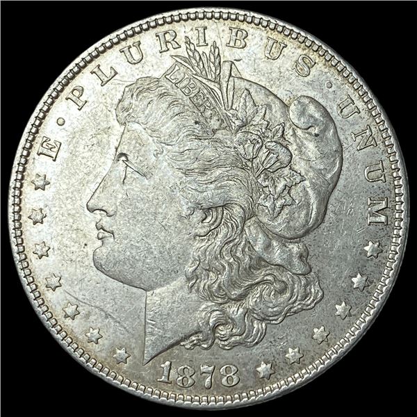 1878 Silver Morgan Dollar CLOSELY  UNCIRCULATED