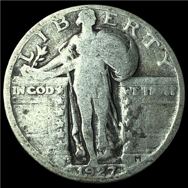 1927-S Silver Standing Liberty Quarter NICELY  CIRCULATED