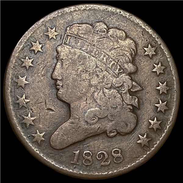 1828 Classic Head Half Cent NICELY CIRCULATED