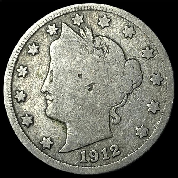 1912-S Liberty Head Nickel NICELY CIRCULATED
