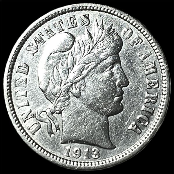 1913 Silver Barber Dime CLOSELY UNCIRCULATED