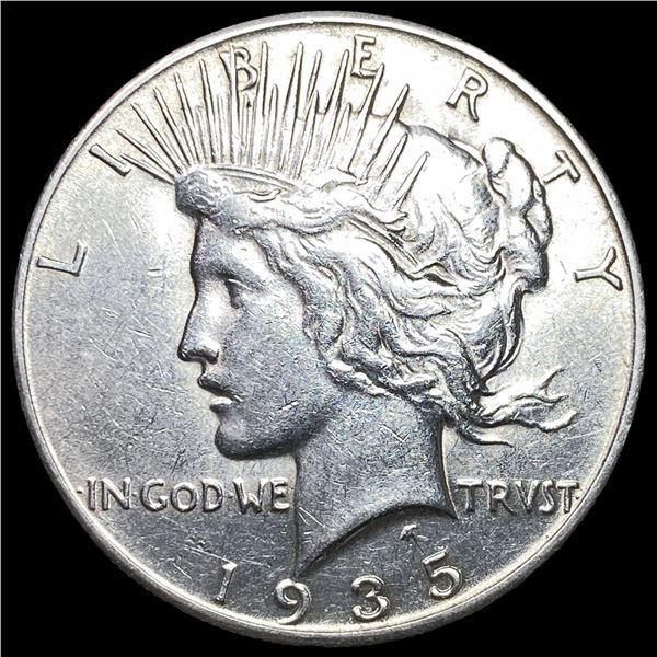 1935-S Silver Peace Dollar CLOSELY  UNCIRCULATED