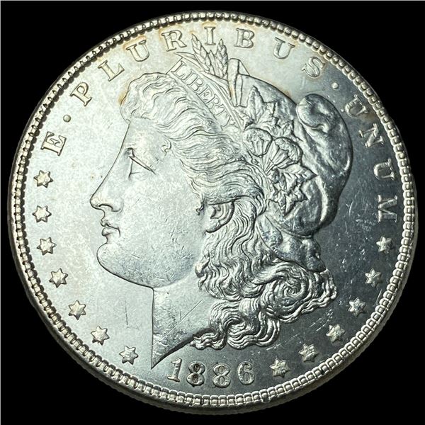 1886 Morgan Silver Dollar CLOSELY  UNCIRCULATED