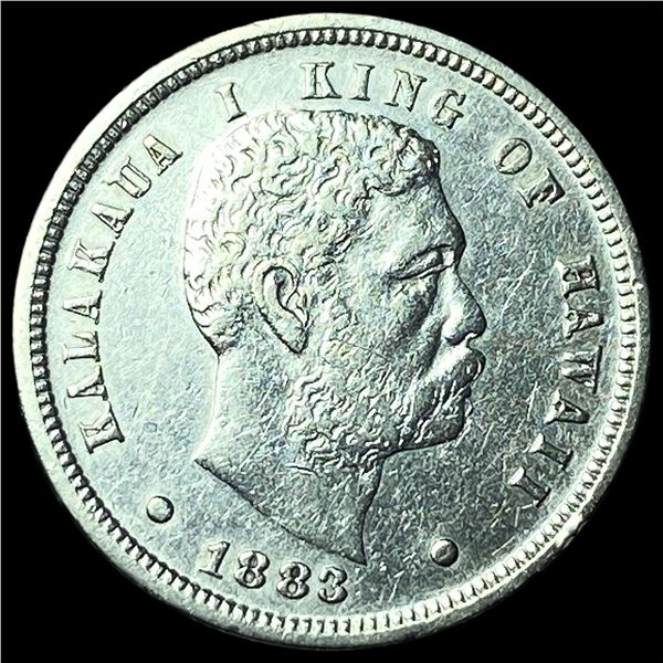 1883 Hawaii Silver Dime CLOSELY UNCIRCULATED