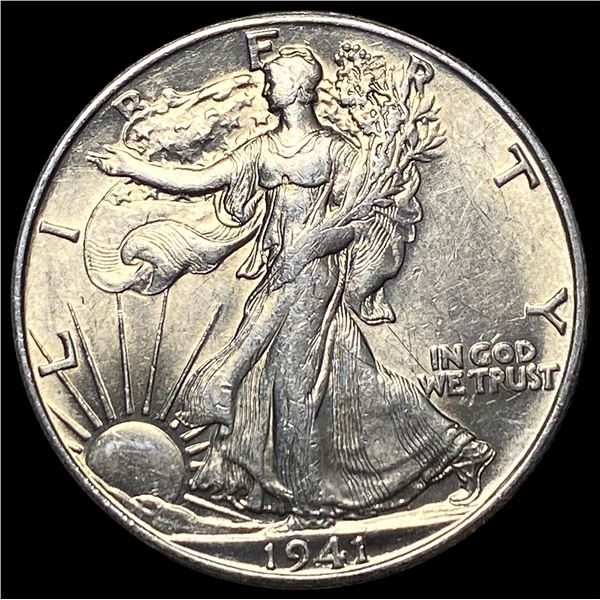 1941-S Silver Half Dollar (Walking Liberty)  LIGHTLY CIRCULATED