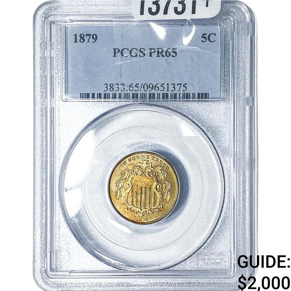1879 Shield Nickel PCGS PR65