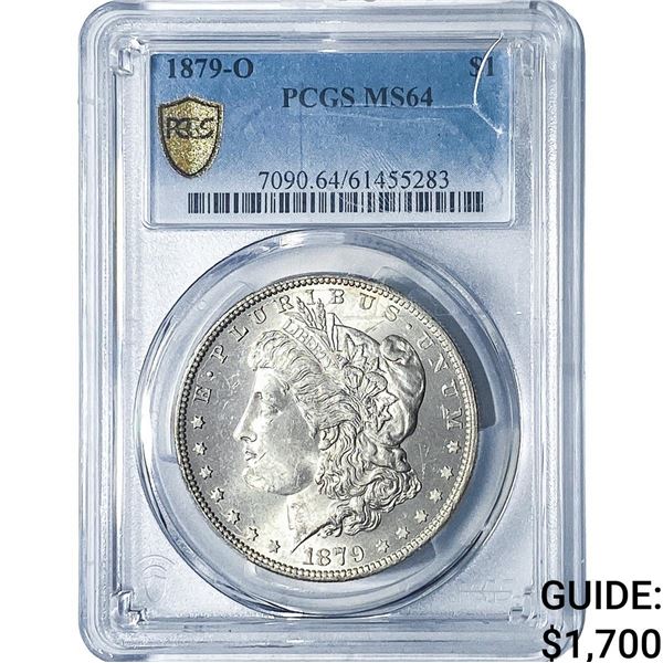 1879-O Morgan Silver Dollar PCGS MS64