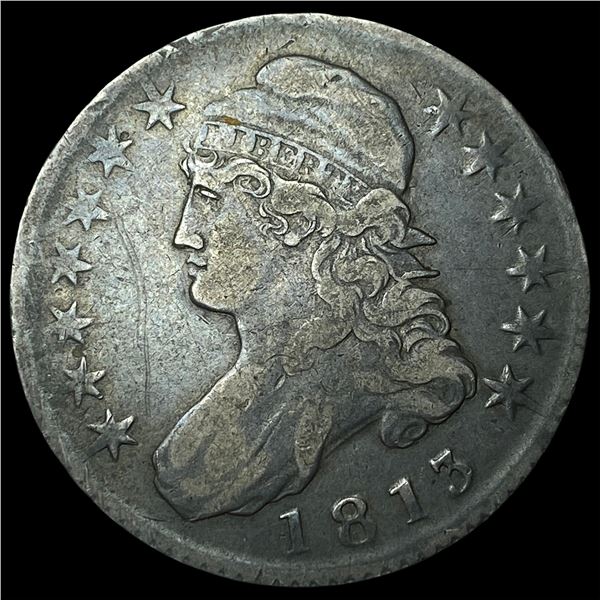 1813 Capped Bust Half Dollar NEARLY  UNCIRCULATED
