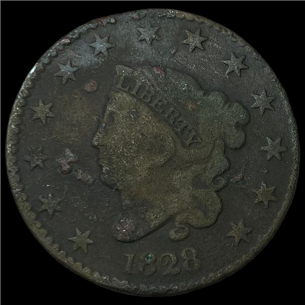 1828 Coronet Head Large Cent NICELY  CIRCULATED