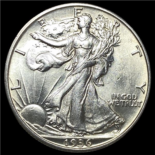 1936-S Silver Walking Liberty Half Dollar  UNCIRCULATED