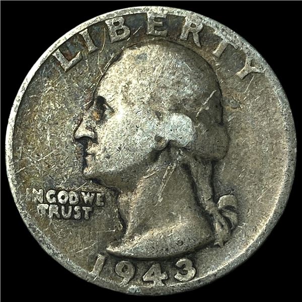 1943-S Silver Washington Quarter NEARLY  UNCIRCULATED