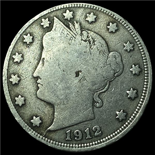 1912-S Liberty Head Nickel LIGHTLY CIRCULATED