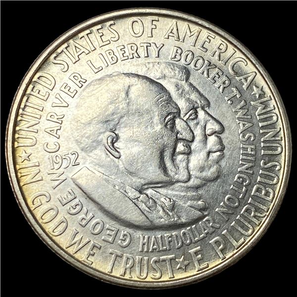 1952-S Silver Washington/Carver Half Dollar  GEM BU