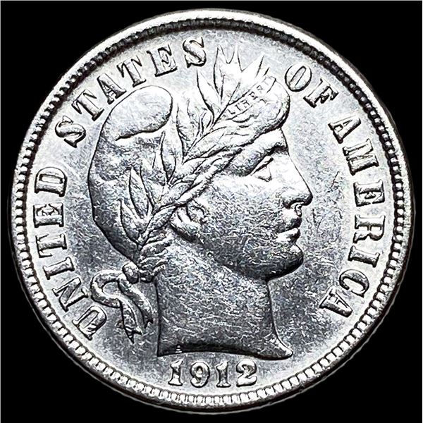 1912-D Silver Barber Dime CLOSELY  UNCIRCULATED