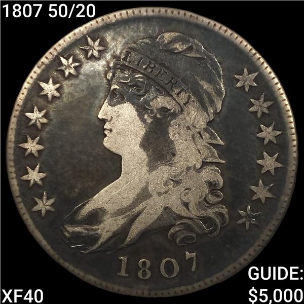 1807 50/20 Capped Bust Half Dollar