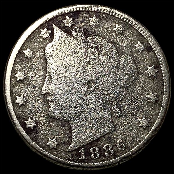1886 Liberty Head Nickel NICELY CIRCULATED