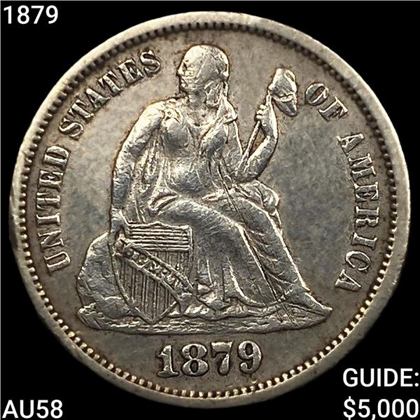 1879 Seated Liberty Dime