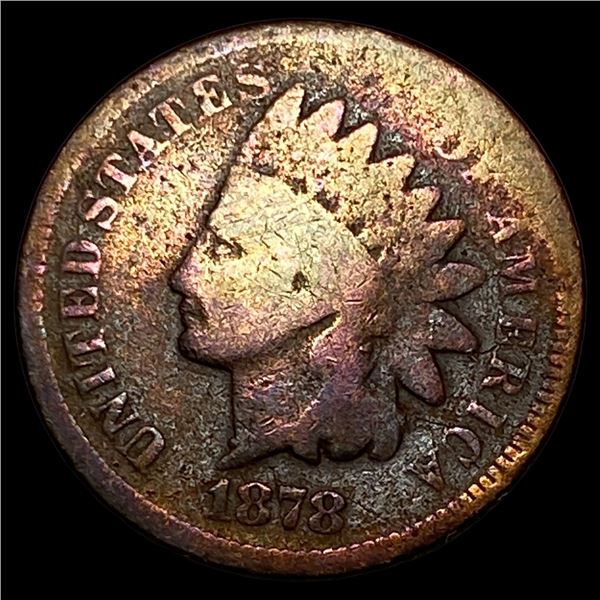 1878 Indian Head Cent NICELY CIRCULATED