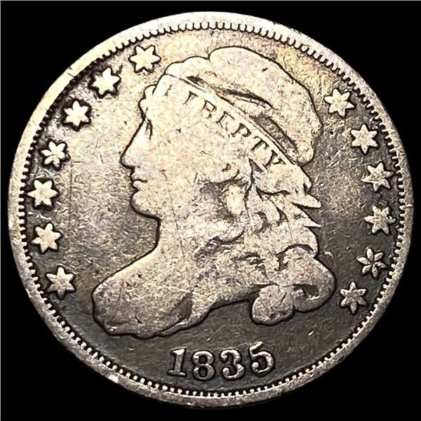 1835 Capped Bust Dime LIGHTLY CIRCULATED