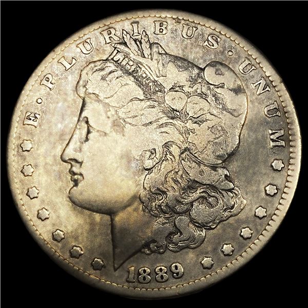 1889-CC Morgan Silver Dollar