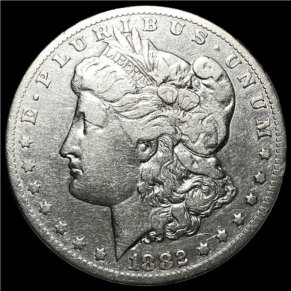 1882-CC Silver Morgan Dollar ABOUT  UNCIRCULATED