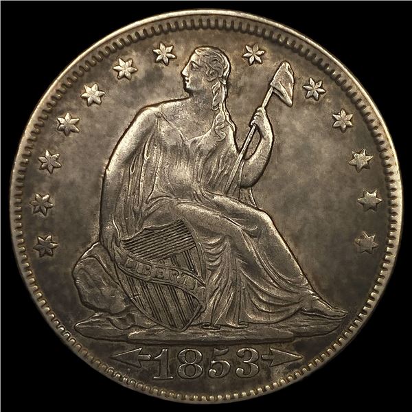 1853 Seated Liberty Half Dollar