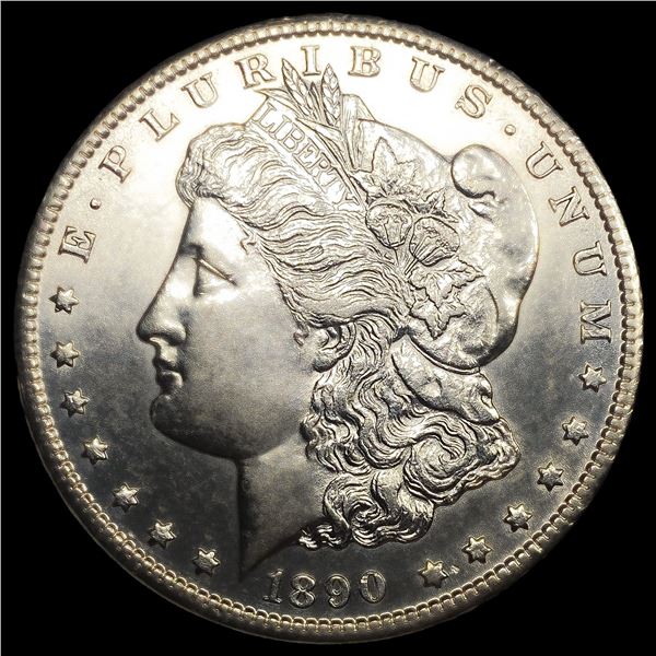 1890-CC Morgan Silver Dollar