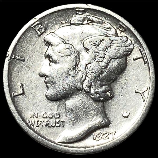 1927-S Silver Mercury Dime CLOSELY  UNCIRCULATED