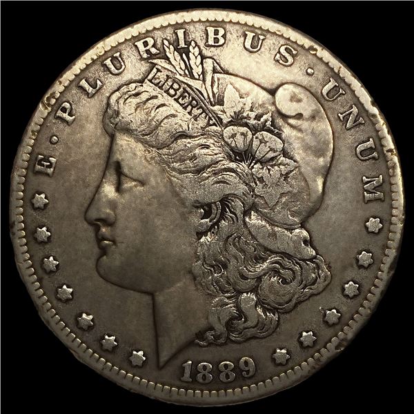 1889-CC Morgan Silver Dollar