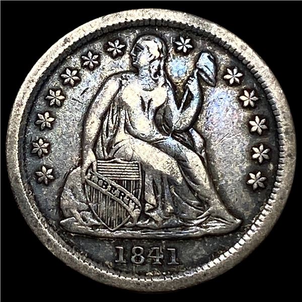 1841 Seated Liberty Dime CLOSELY UNCIRCULATED