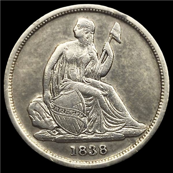 1838-O Seated Liberty Dime