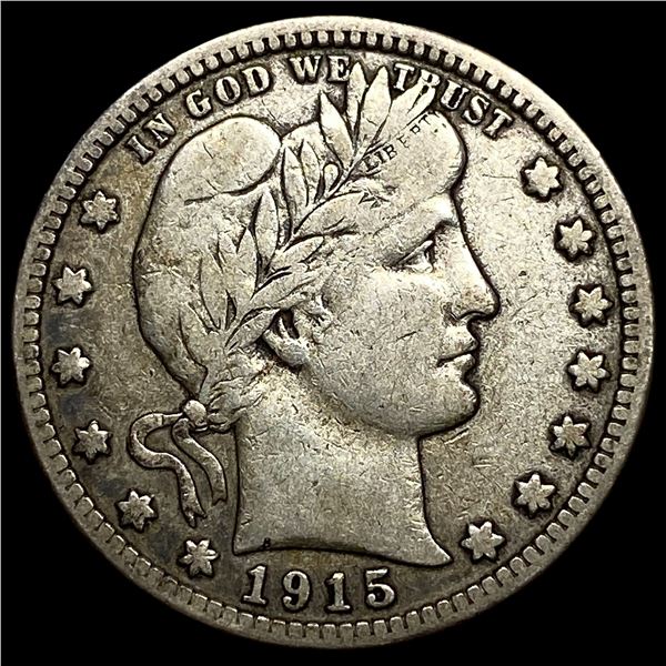 1915-D Silver Barber Quarter NEARLY  UNCIRCULATED