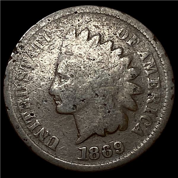 1869 Indian Head Cent NICELY CIRCULATED